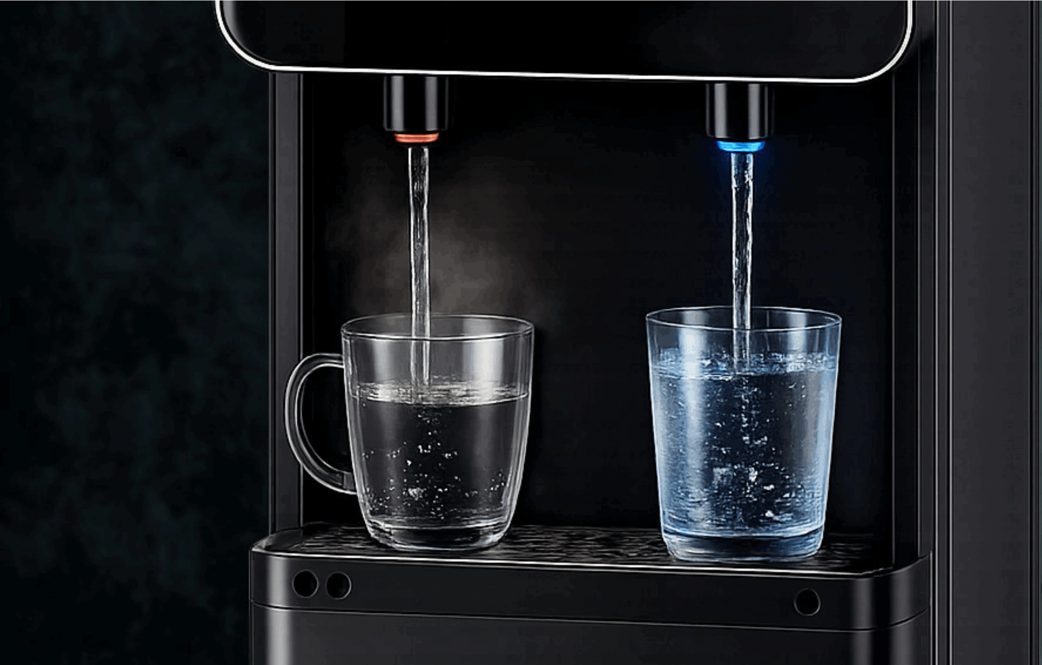 pureairhydration water dispenser pouring pure mineralized water